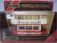 MATCHBOX MODELS OF YESTERYEAR Y15 PRESTON TRAMCAR
