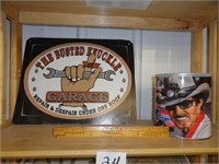The Busted Knuckle garage metal sign-13" x 16"