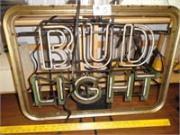 Bud Light Neon sign-broke