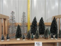 Christmas Village trees