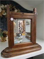 Walnut Shaving / Dresser Mirror