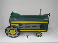 GREEN TRACTOR MAILBOX