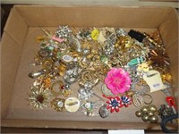 Box full Jewelry-Broach Pins