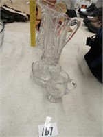 Crystal water pitcher, other clear glass