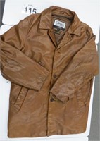 MENS LEATHER COAT BY WILSON LEATHER  - XL SEE INFO