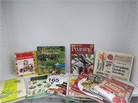 LOT OF GARDENING BOOKS AND MAGAZINES