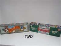 2 BOXES BASEBALL CARDS 1990 DONRUSS 1992 FLEER