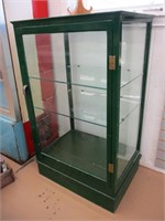 Early Wooden General Store Display Cabinet