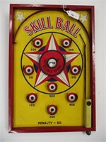 Skill Ball Pin Ball Toy - Stamped Metal
