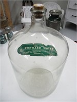 Early 5 Gal. Glass Water Bottle - Nehi Bottling Co