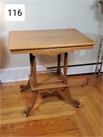 Victorian Oak Rectangular Parlor Table