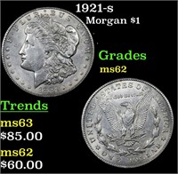 1921-s Morgan Dollar $1 Grades Select Unc