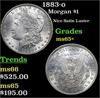 1883-o Morgan Dollar $1 Grades GEM+ Unc