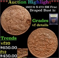 ***Auction Highlight*** 1807/6 S-273 SM Frac Drape