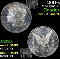 1881-s Morgan Dollar $1 Grades Select Unc+ DMPL