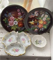 2 Russian collector plates - a small English