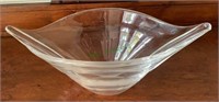 Vintage Steuben crystal glass Console bowl