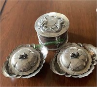 Four pieces of Chinese silver - 2 cups with two