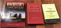 Three Winchester, VA books. The story of