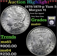 ***Auction Highlight*** 1879/1879-p Vam 5 Morgan D
