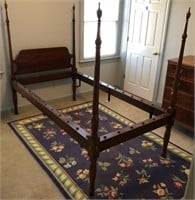 Twin Size 4 Poster Bed