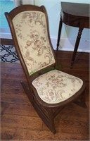 Antique rocking chair with nice antique-looking