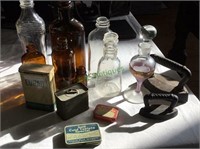 Vintage and antique items - medicine bottles,