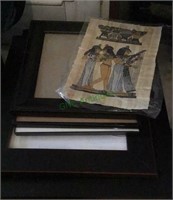 Picture frames - lot of 7 picture frames with an