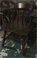 Vintage armchair - brown colored vintage arm chair
