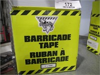 1 BOX BARRICADE TAPE  3" X 1000'