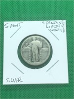 S Mint Standing Liberty US Quarter No Date