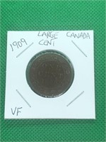 1909 Canada Large Cent VF Grade