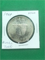 1967 SIver Canada Goose Dollar MS60 High Grade