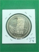 1958 SIver Canada British Columbia Dollar MS Grade