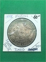 1898 Morgan SIlver Dollar BEAUTIFUL Toned MS+