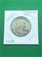 1954-S Franklin Silver Half Dollar San Francisco