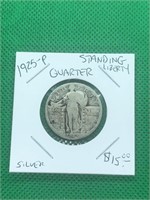 1925-P Standing Liberty Silver US Quarter