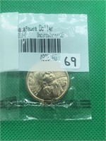 2001-D Sacagawea Dolar MS60 High Grade