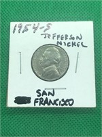 1954-S Jefferson Nickel San Francisco