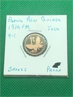 1976 FM Papua New Guinea Proof Coin