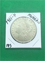 1921-P Morgan Silver Dollar MS High Grade