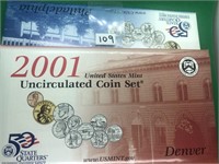 2001 P & D United States Mint Set in Original Pack