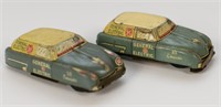 2 Small Tin Cars Advertising General Electric