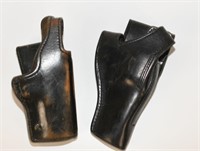 2 Leather Gun Holsters