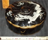 7" Lidded Dragonware Dish