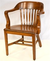 Vintage Walnut Office Chair from Allis - Chalmers