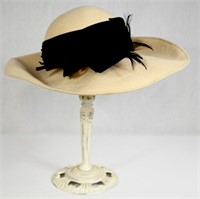 Mister Charles Ladies Hat with an iron hat stand