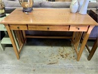 3-Drawer Wood Desk