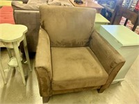 Brown Microfiber Chair