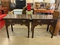 Qty (2) Antique Wall Tables